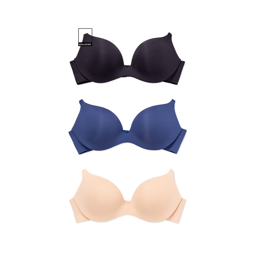 Áo Lót Mút Độn Chân Ngực Su Đúc Không Gọng Dây Áo Liền Nâng Ngực Tự Nhiên BOM SISTER A219 | BigBuy360 - bigbuy360.vn