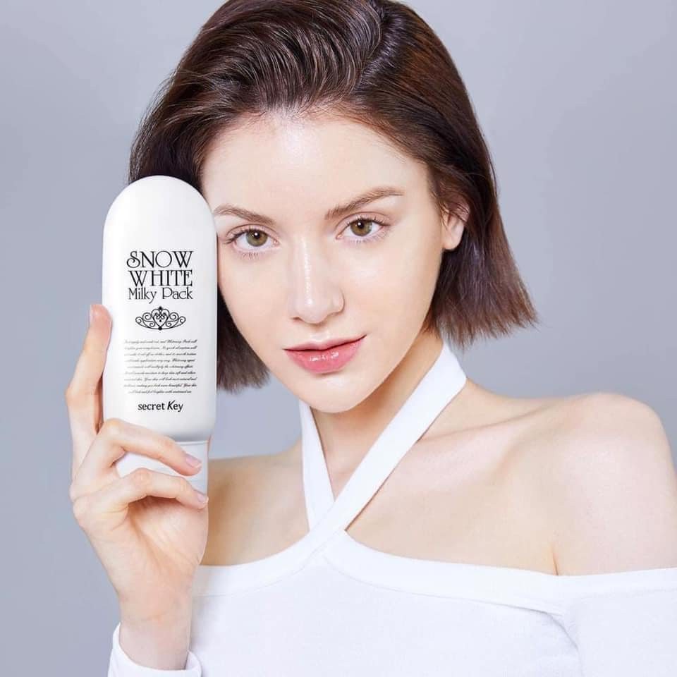 Kem Ủ Trắng Nâng Tông Da, Chống lão hóa  Secret Key Snow White Milky Pack - Hộp 200g | BigBuy360 - bigbuy360.vn