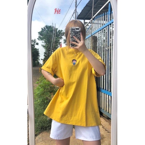 Áo 3D cô gái đeo kính HT11