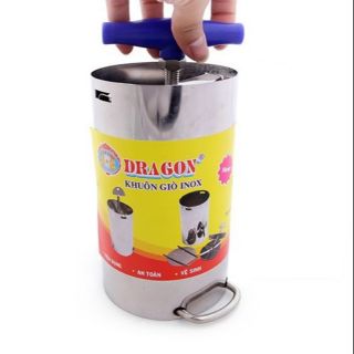 Khuôn  làm  giò  chả  inox cao cấp  Dragon   2kg