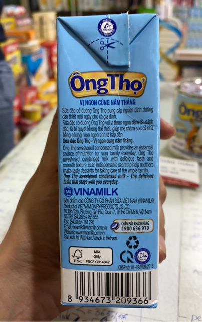 Sữa Đặc Ông Thọ Vinamilk 380gram