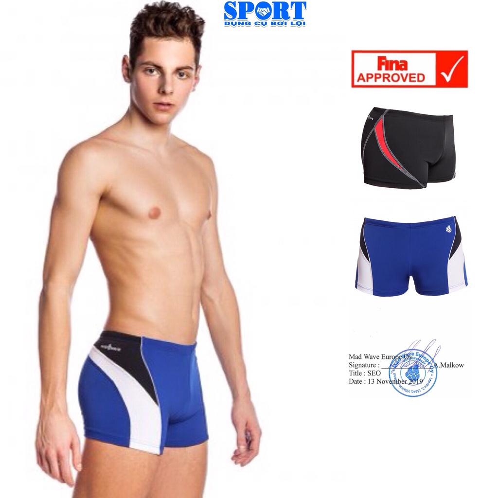 Quần Bơi Nam MADWAVE Cao Cấp, Đồ Bơi Nam Bé Trai Ngắn S,M,L,XL,Được Làm bằng Vải Chống Clo Siêu Bền  Shop-Dungcuboiloi