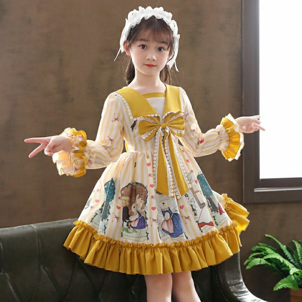 Đầm Công Chúa lolita Dễ Thương Cho Bé Gái