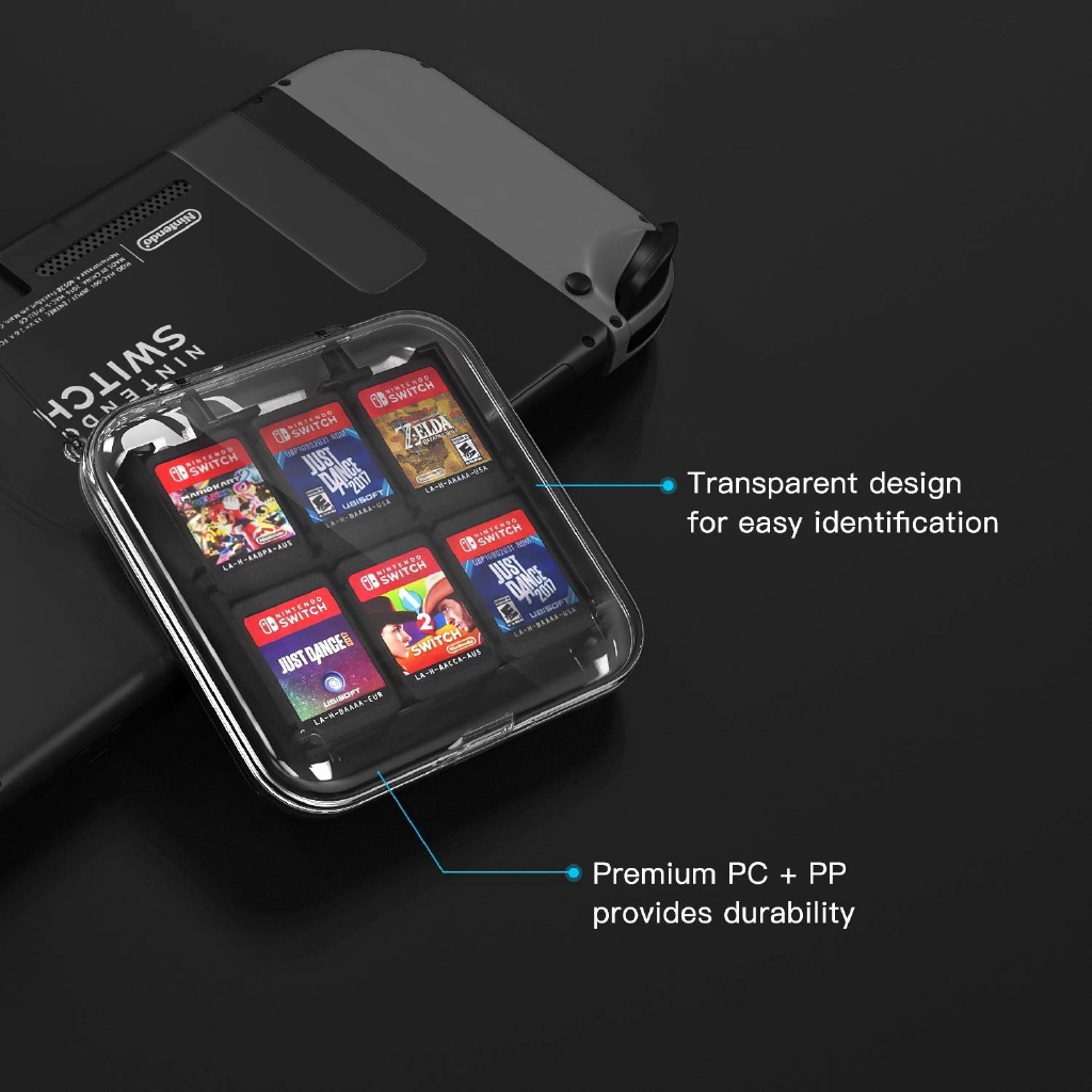 Hộp đựng thẻ game Nintendo Switch/Switch Lite /Switch OLED 12 ngăn tiện lợi | BigBuy360 - bigbuy360.vn