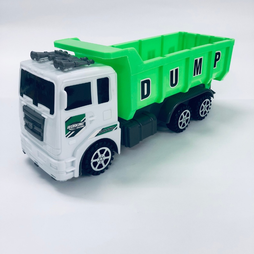 Ô tô đồ chơi xe tải DUMP cho bé, chất liệu nhựa ABS an toàn, bé thỏa sức chơi đùa