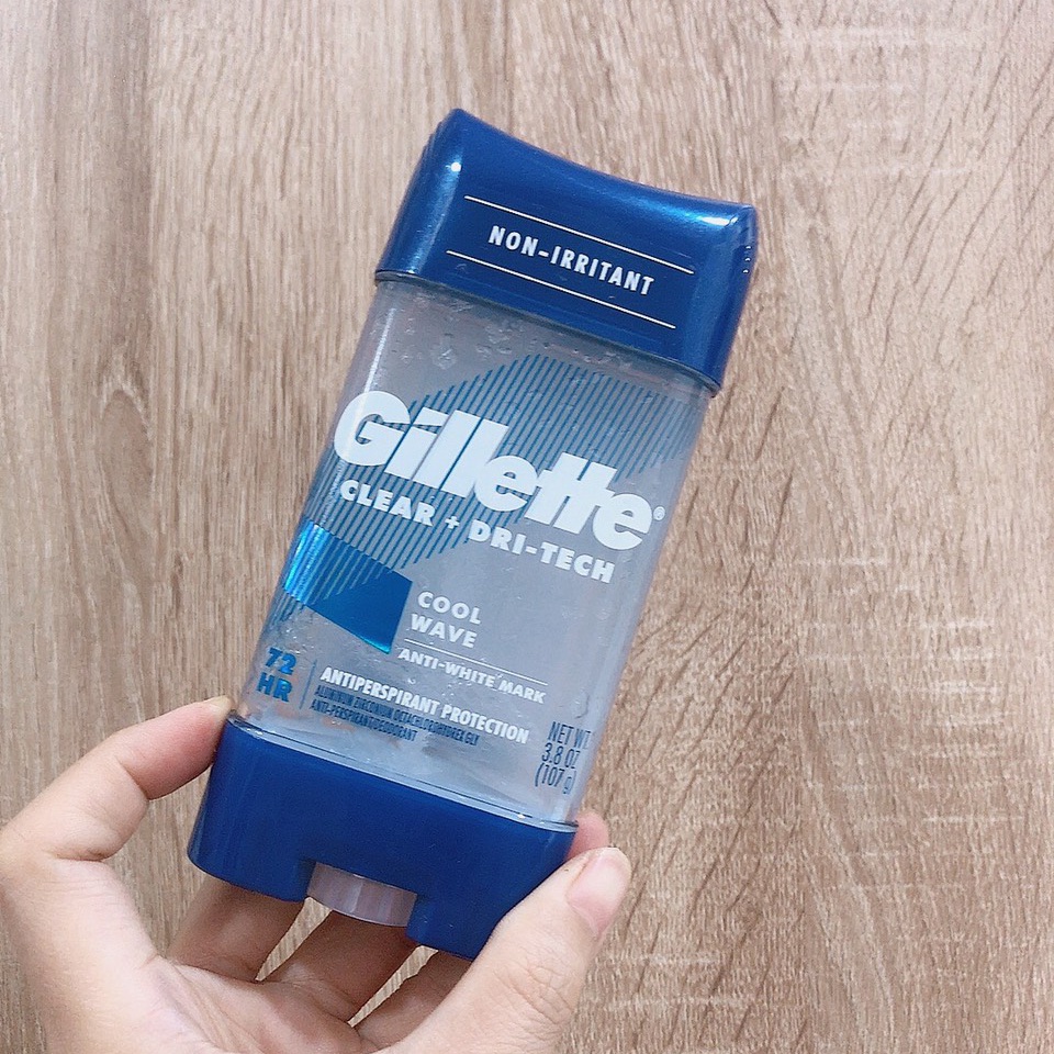 Gel khử mùi nam Gillette Clear + Dri-Tech 107g