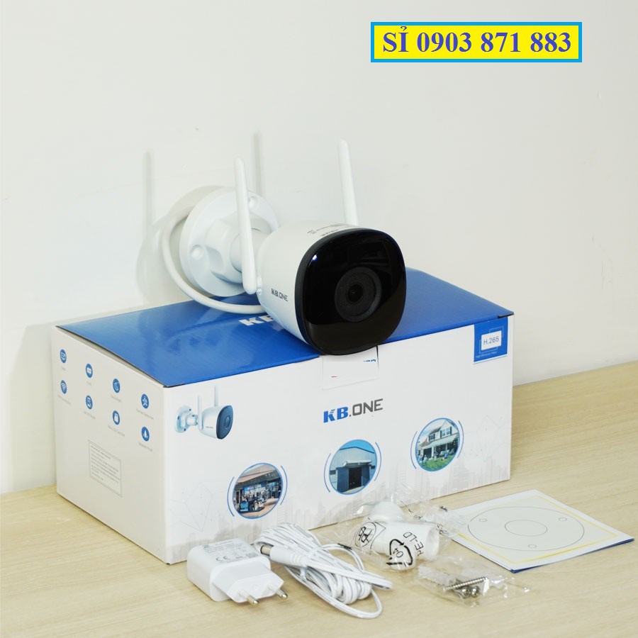 Kbone KN B21  - Cảnh Báo Trộm Thông Minh - Camera IP Wifi Kbone KN B21 1080p Chính Hãng Giá Rẻ - GIÁ SỈ TPHCM 2022