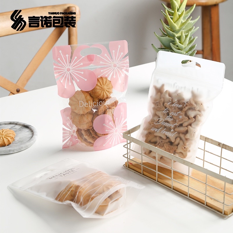 Set 10 túi zip đựng kẹo, cookie