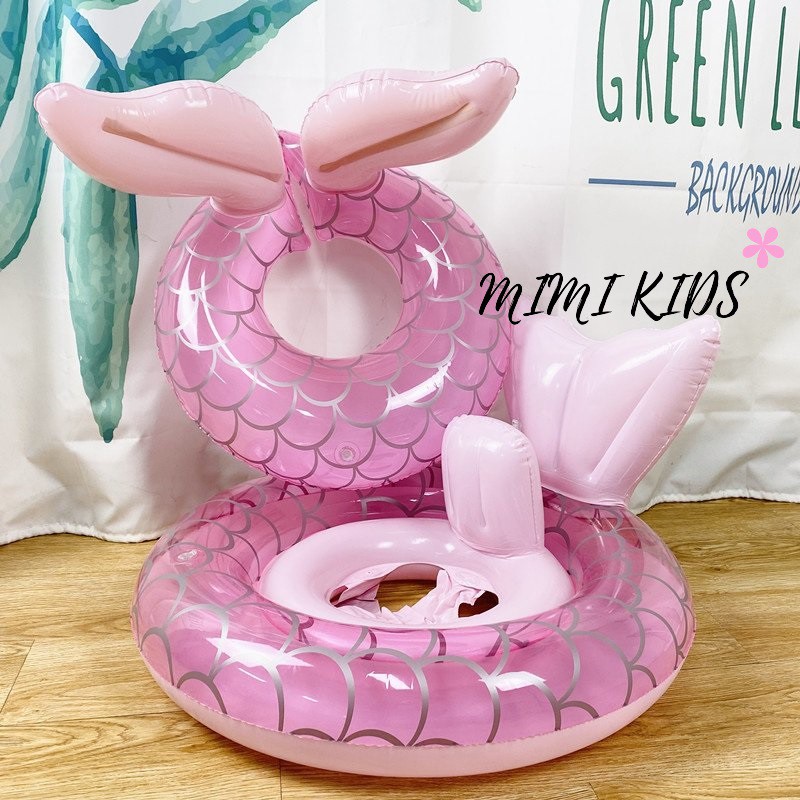 Phao bơi tiên cá hồng chống lật - Mimi Kids cho bé