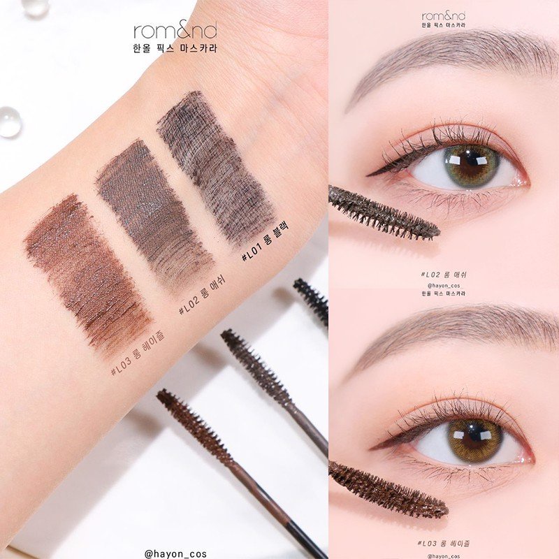 Mascara Chuốt Mi Siêu Dài Và Cong Mi Tự Nhiên, Chống Trôi Hiệu Quả Romand Han All Fix Mascara 7g