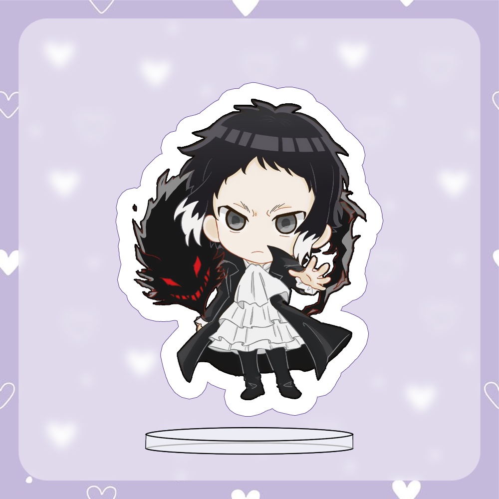 ( MINI ) Mô hình Standee BUNGOU STRAY DOGS Văn Hào Lưu Lạc anime chibi mica trưng bày