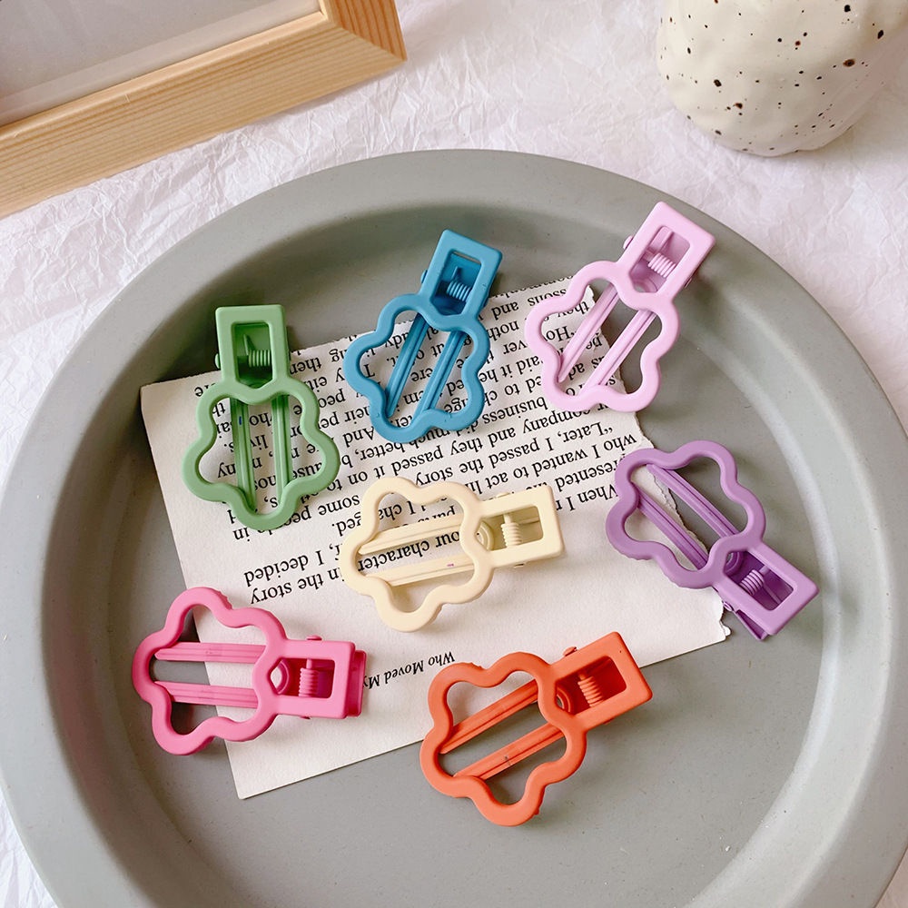 Kẹp tóc màu sắc ngọt ngào đáng yêu