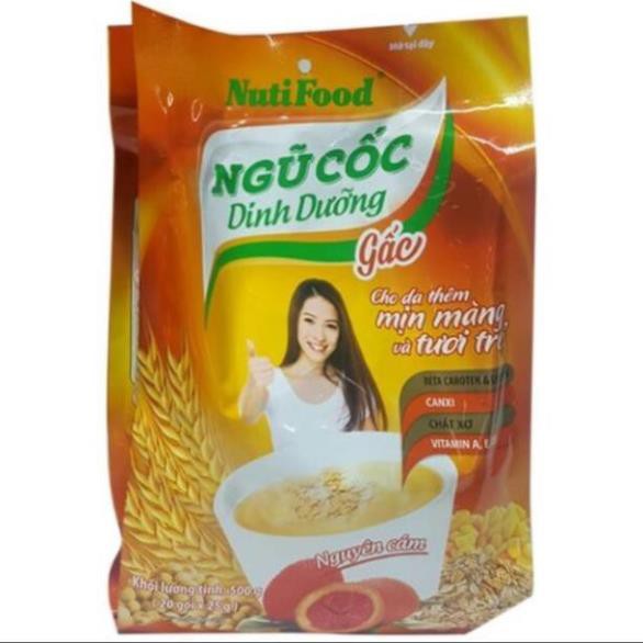 Ngũ cốc dinh dưỡng gấc nutifood 25g x 20 gói