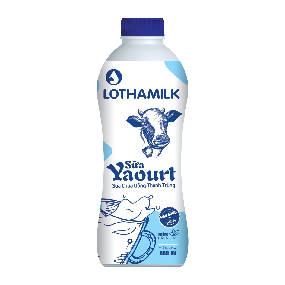 Sữa chua uống Lothamilk 880ml