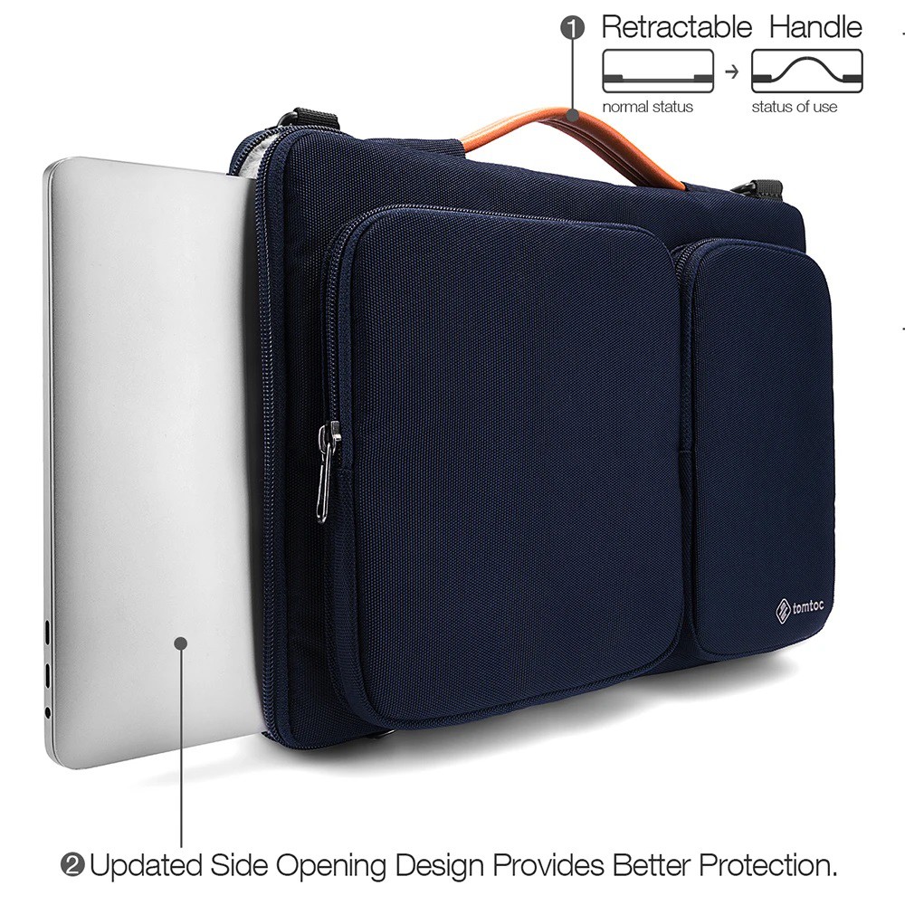 Túi Đeo Tomtoc (USA) 360 độ Shoulder Bags Macbook 13 15 16 in ; Macbook Pro 13 15 in New; Macbook Air 13 in A42