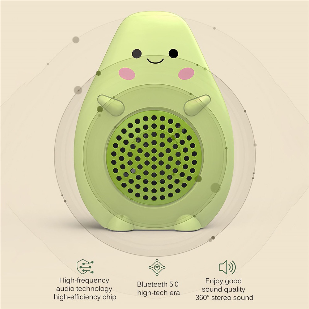 Loa Bluetooth Không Dây Thông Minh Hình Quả Bơ Có Chip Thông Minh