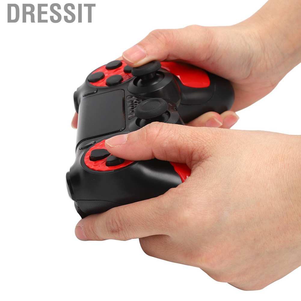 Dressit Wireless Game Controller Ergonomic Gamepad Joystick Replacement for PS4 Console