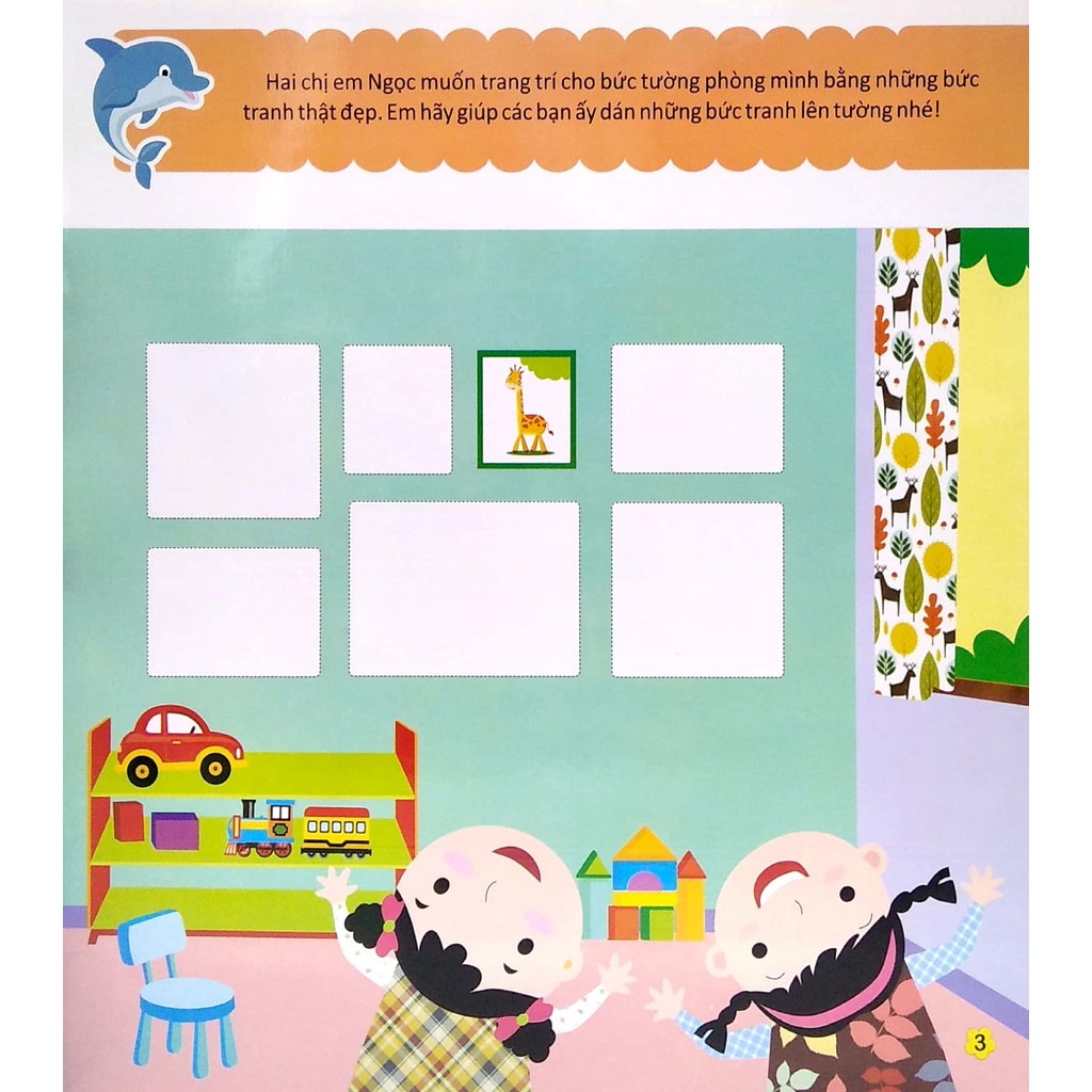 Sách Sticker Bóc Dán Thông Minh - Phát Triển Chỉ Số Cảm Xúc - EQ - Tập 1