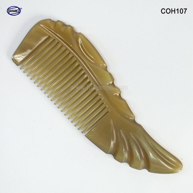 Lược sừng xuất Nhật - COH107 (Size: S - 13cm) Cá Koi nhỏ bé - Horn Comb of HAHANCO - Chăm sóc tóc của bạn và gia đình