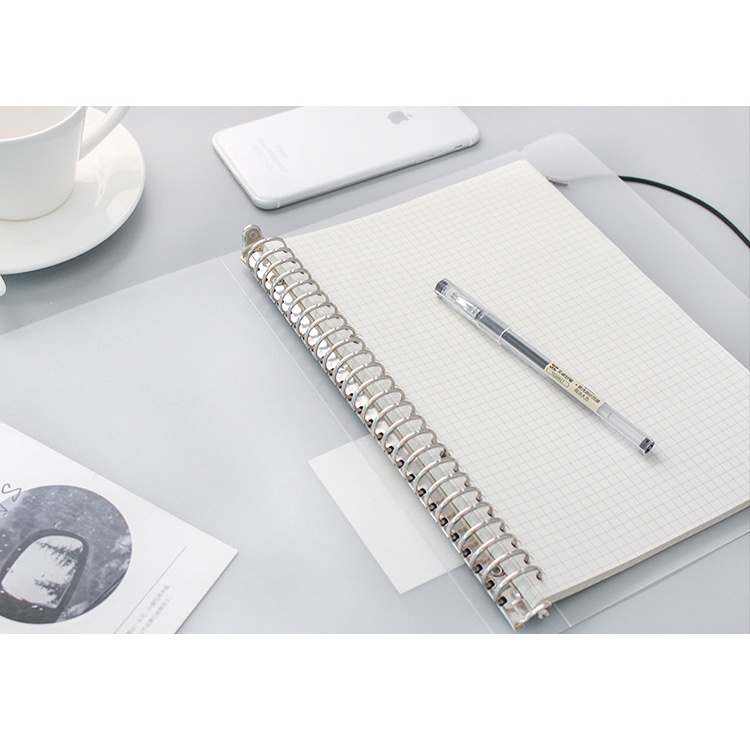 Sổ còng, binder bìa nhựa cứng size A5, A6 có kèm giấy làm sổ planner/ bullet journal, Lame.store
