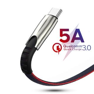 Cáp Sạc Nhanh USB C 5A Cho Xiaomi Redmi note 10 9 9s 9T Pro Max 5G Poco M3 X3 Pro 5G Mi 11 lite Black shark 4 3 2 Pro