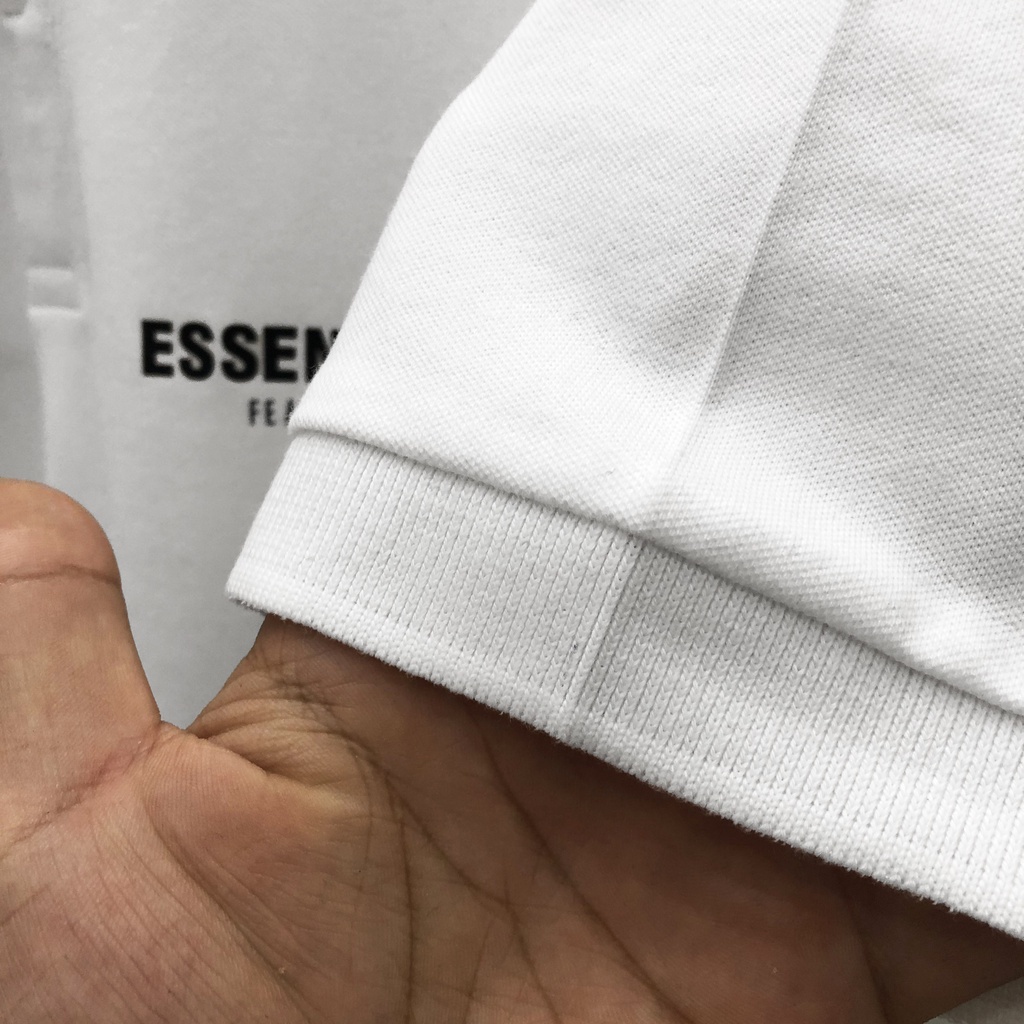 Áo polo ESSENTIALS, áo phông có cổ unisex ZUTEE nam nữ phong cách Hàn Quốc trẻ trung
