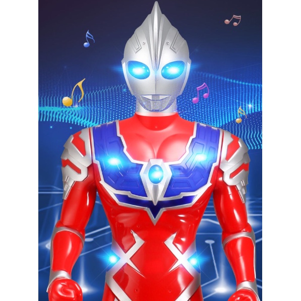 [Hàng mới kho HCM] Đồ chơi siêu nhân Ultraman Siêu nhân điện quang cao 55cm - Đồ chơi Siêu nhân điện quang BigSize