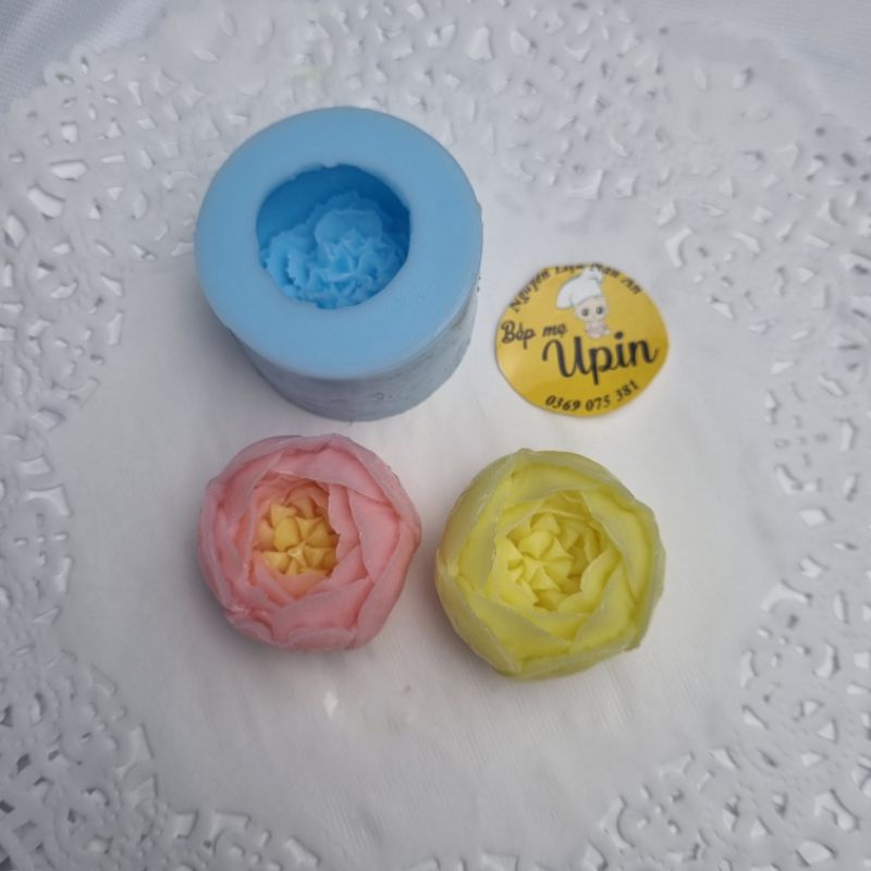 Khuôn silicon hoa trà nhị hàn quốc làm bánh