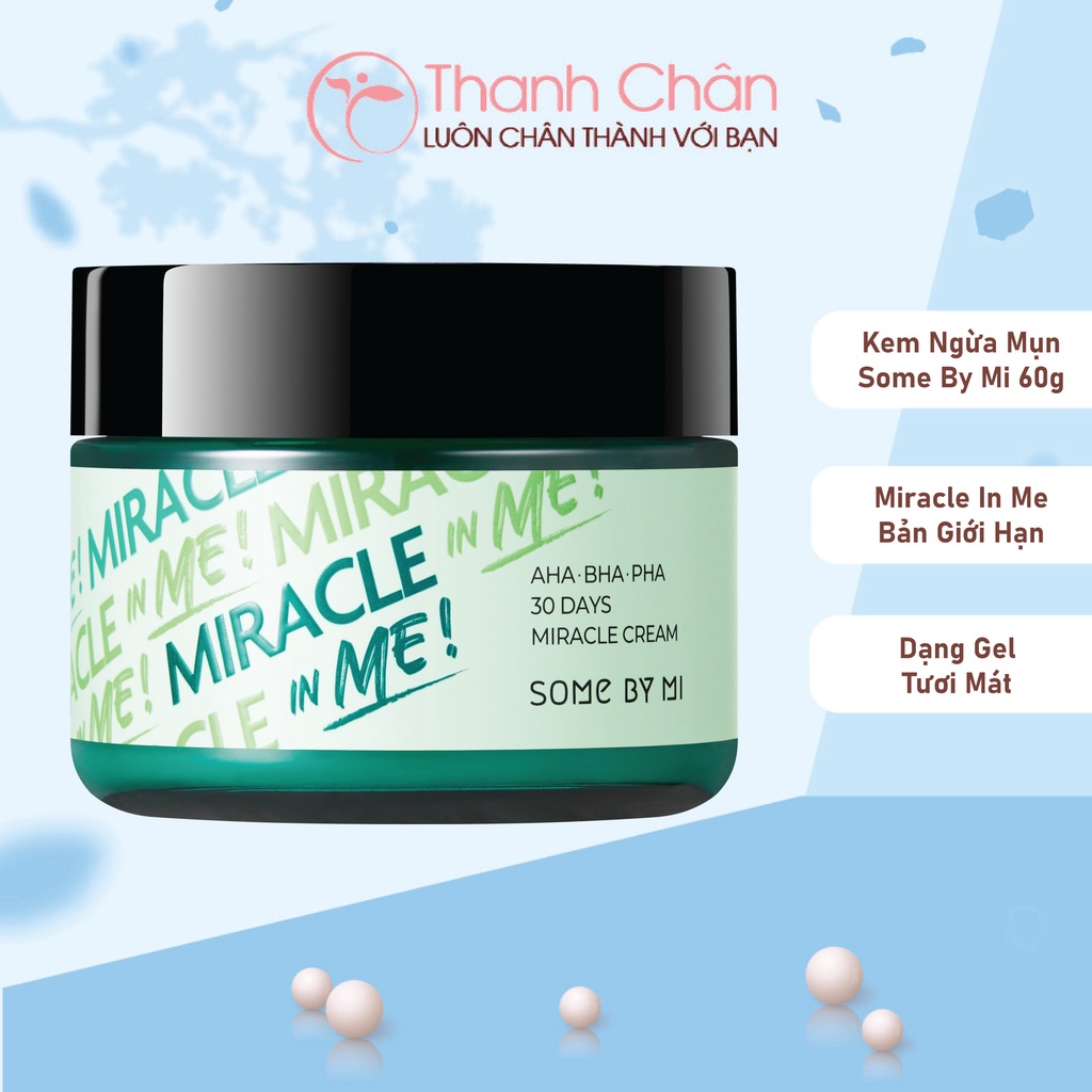 Kem dưỡng ngăn ngừa mụn Some By Mi AHA BHA PHA 30 Days Miracle Cream 60g