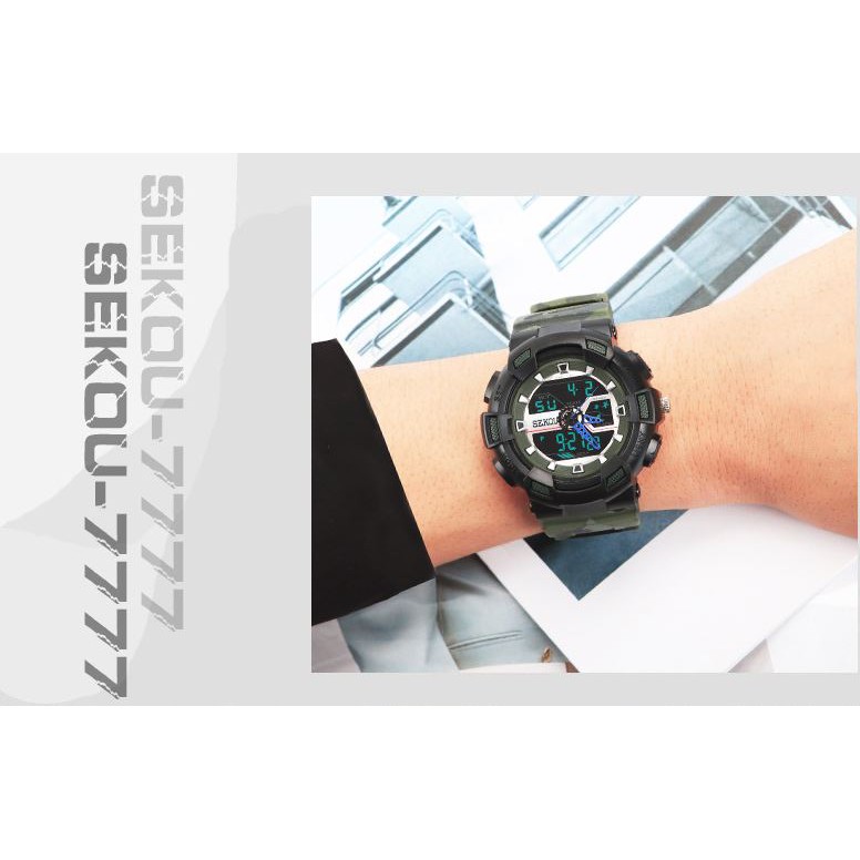Đồng hồ thể thao nam nữ cao cấp chính hãng SEKOU 7777 | BigBuy360 - bigbuy360.vn