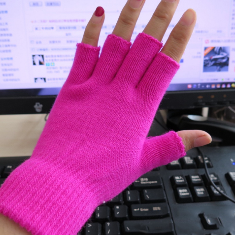 1 Đôi Găng Tay Hở Ngón Thời Trang Nữ