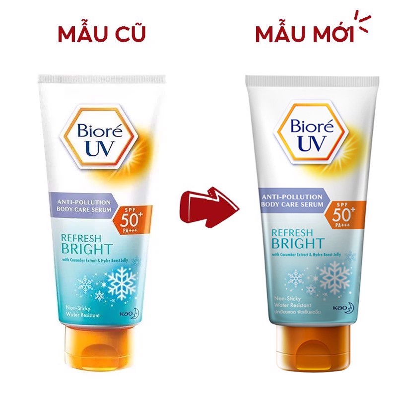 [150ml] Tinh Chất Dưỡng Thể Chống Nắng, Kháng Bụi Bioré UV Anti-Pollution Body Care Serum