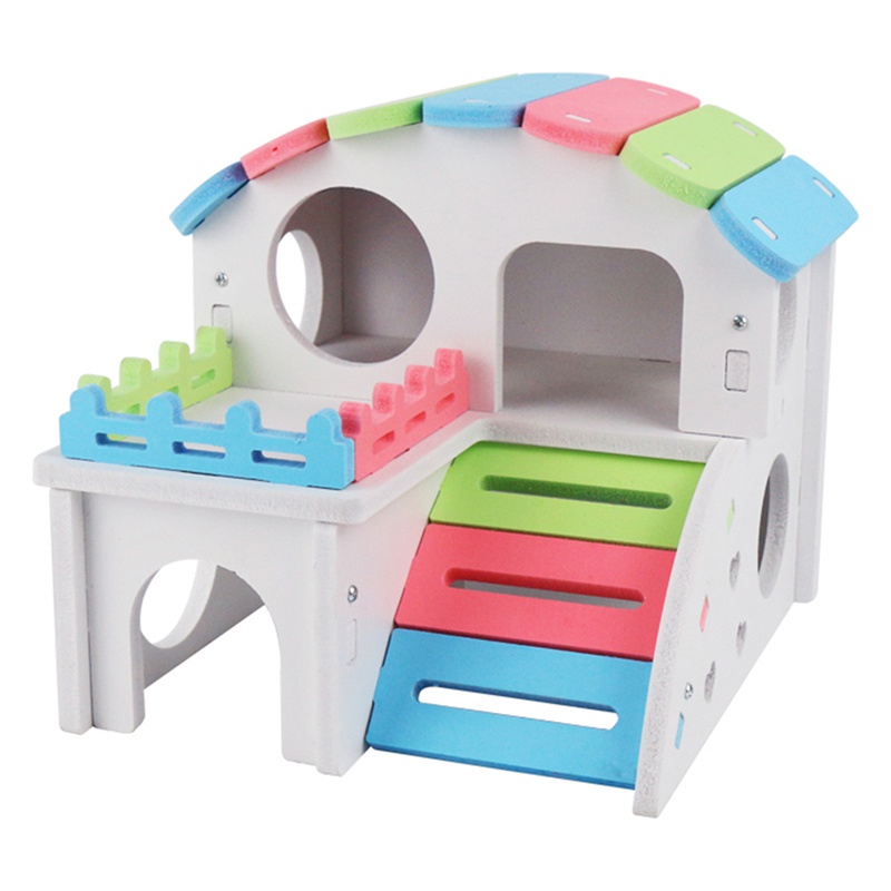 1 bộ nhà búp bê mini làm bằng tay cho thú cưng