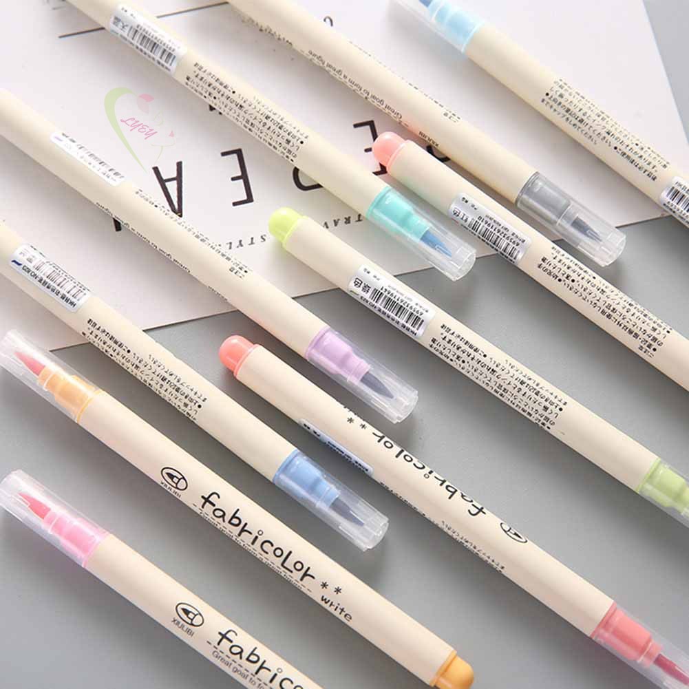 LE 10 Pcs Watercolor Brush Pens Set Marker Pens for Painting Drawing Coloring Stationery @VN