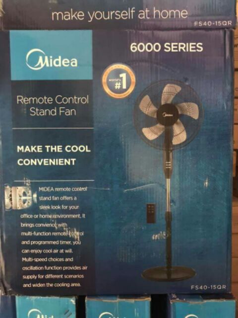 QUẠT CÂY MIDEA FS40-15QR CÓ ĐIỀU KHIỂN