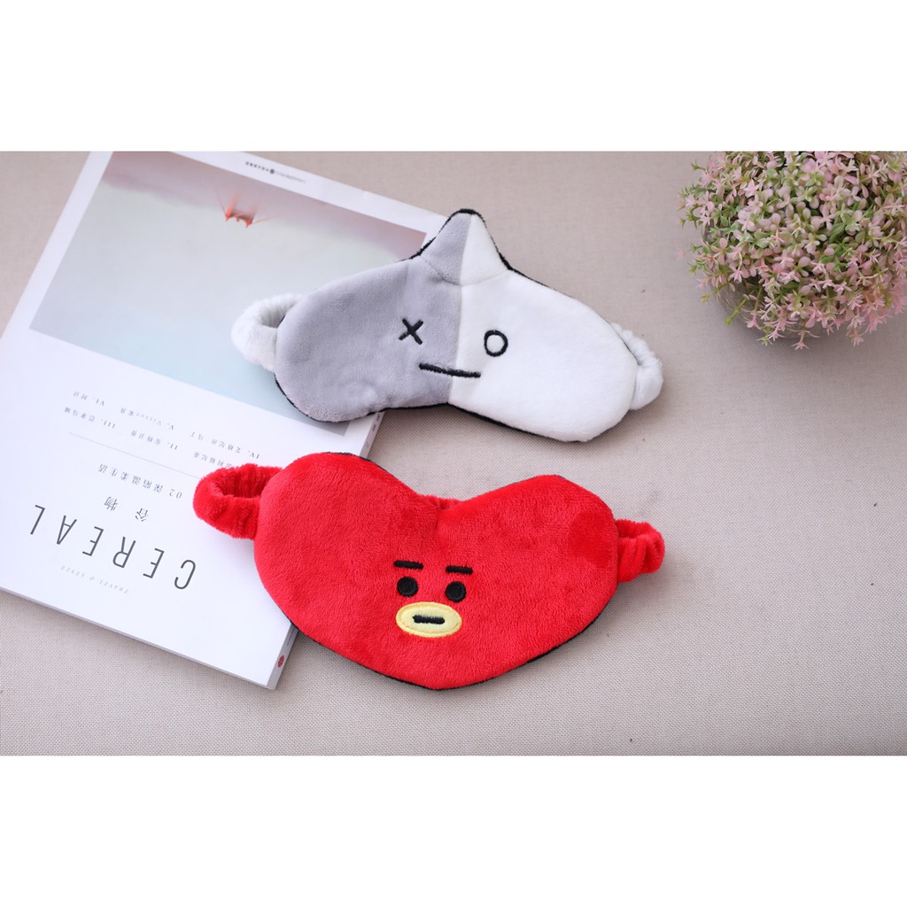 BỊT MẮT NGỦ BTS BT21 ẢNH THẬT