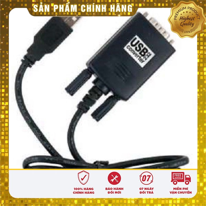 [ Giá siêu rẻ,chính hãng ] Cáp Chuyển Đổi USB To Com Rs232 Chất Lượng Cao ( Đen ) | WebRaoVat - webraovat.net.vn