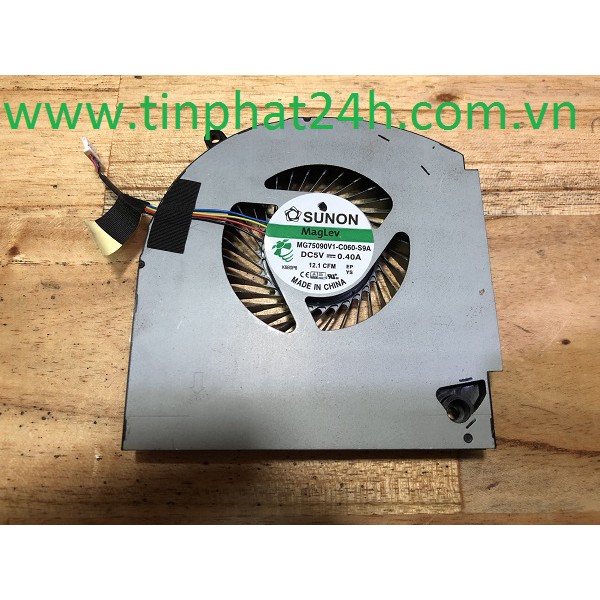 Thay FAN Quạt Tản Nhiệt Laptop Dell Alienware 17 R4 17 R5 MG75090V1-C060-S9A QUẠT CPU QUẠT BÊN CPU QUẠT MÁY TÍNH