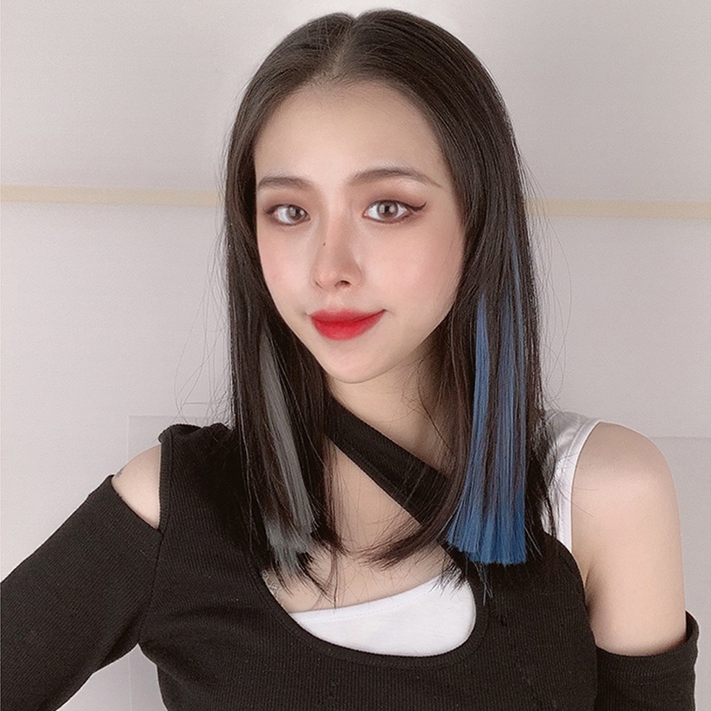 Tóc giả nối dài tự nhiên hợp thời trang cho nữ nhiều màu sắc tùy chọn