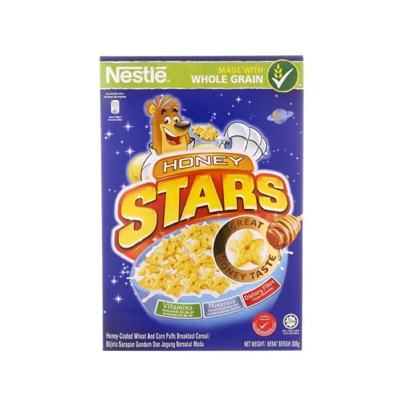 NGŨ CỐC ĂN SÁNG/ BÁNH ĂN SÁNG NESTLE HONEY STARS 300G