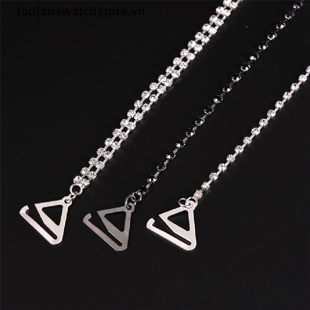 1 Set 1 / 2 Dây Áo Ngực Đính Đá Thời Trang Quyến Rũ