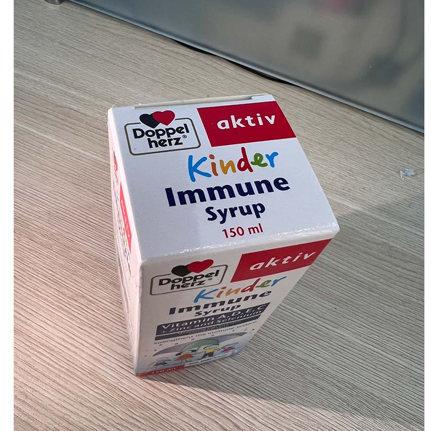 Kinder Immune Syrup (Nhập Khẩu Từ Đức) -  Chai siro 150ml Tăng Cường Chức Năng Hệ Miễn Dịch Cho Trẻ - cvspharmacy
