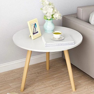 Bàn trà sofa chân gỗ tự nhiên D60