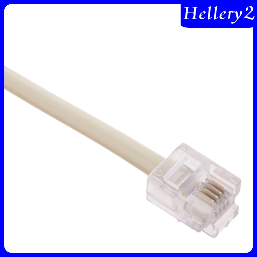 Bộ Chia Rj11 1 Male Sang 2 Female 6p4c Beige