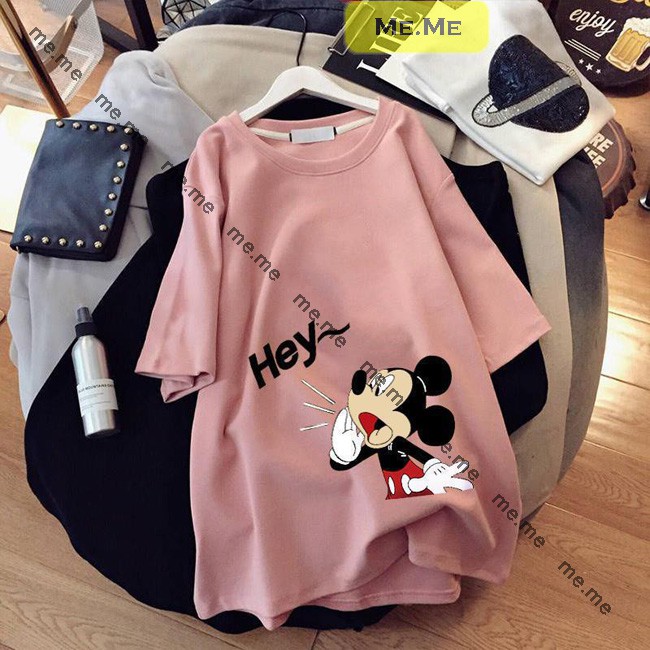 Áo thun tay lỡ MICKEY unisex nam nữ dáng phông fom rộng Unisex - M2