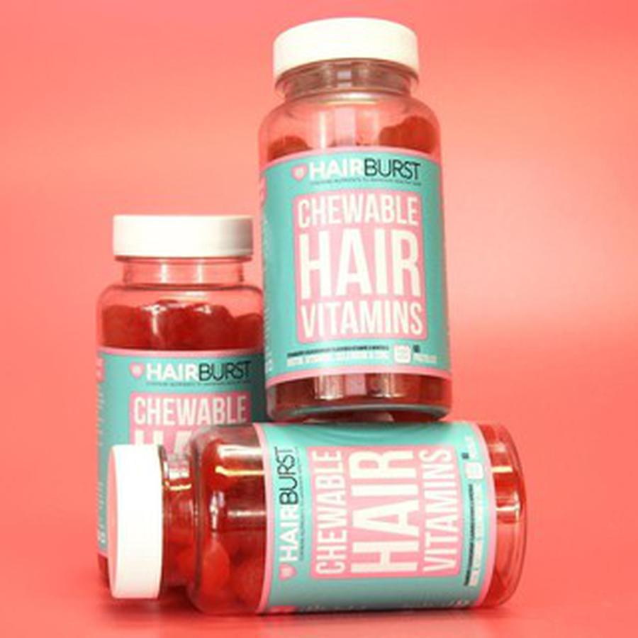 Kẹo Dẻo Mọc Tóc HAIRBURST Chewable Hair Vitamins 60 Viên