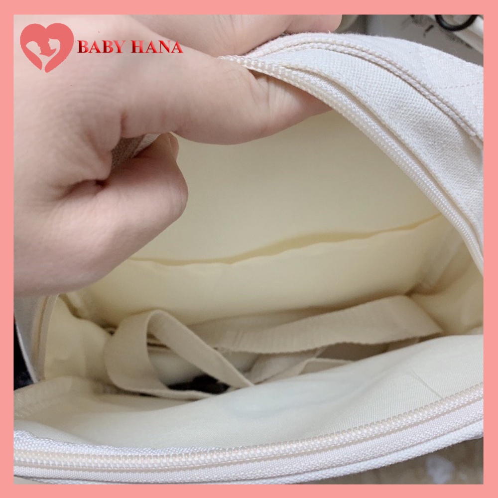 Balo Đi Học, Đi Du Lịch Chống Thất Lạc Cho Bé Thêu Gấu Phong Cách Hàn Quốc Chất Liệu Vải Canvas Cao Cấp