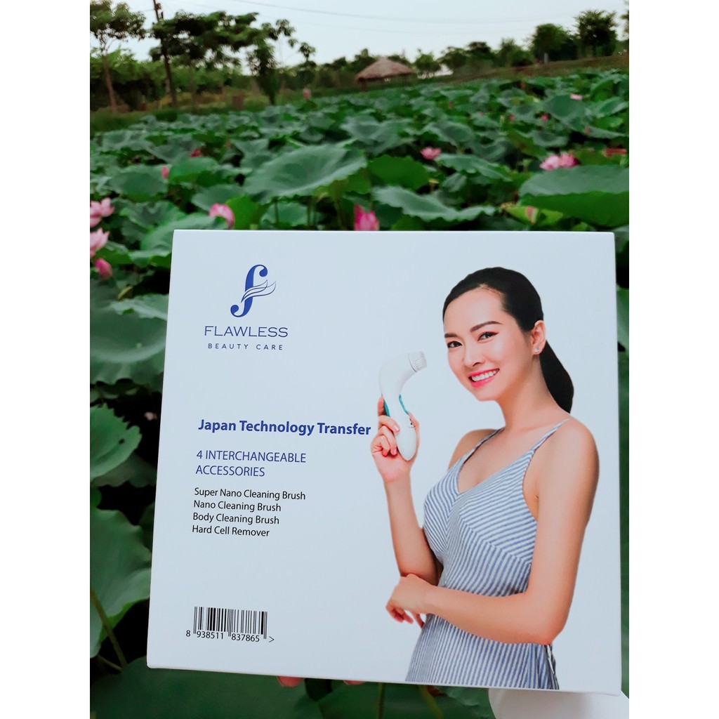 Máy rửa mặt siêu super nano Flawless
