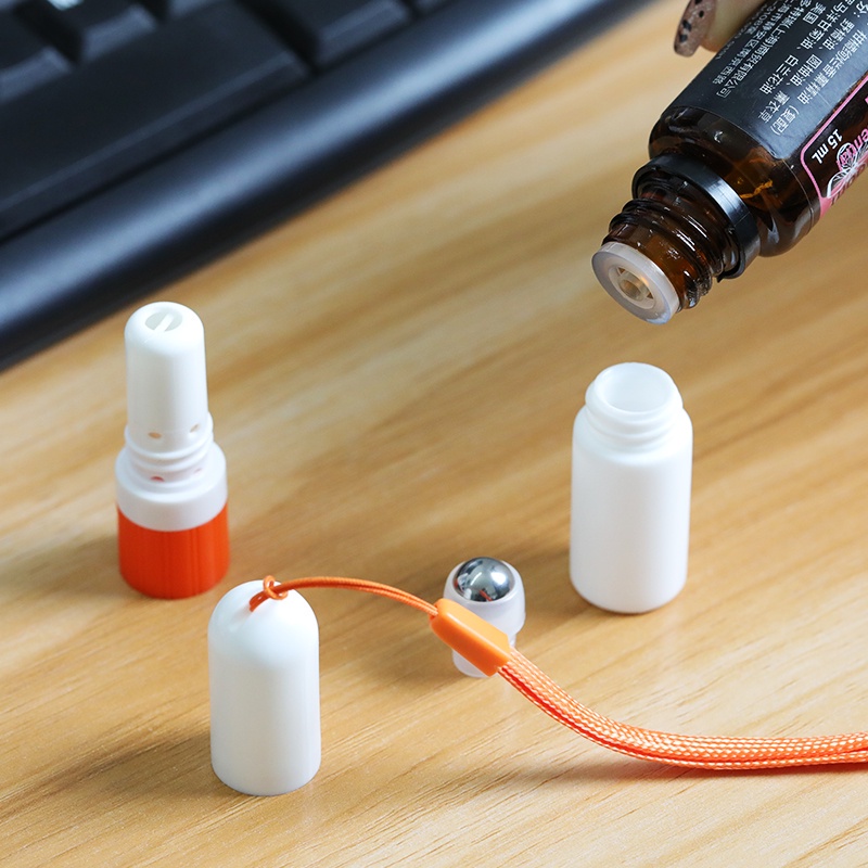 Chai Tinh Dầu 5ml Hai Trong Một Hình Bóng Tròn Có Mùi Thơm Và Mũi Xoan