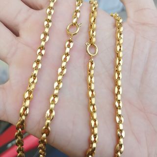 (Có ký hiệu-không kiêng nước) Dây Chuyền Mắc Xích Nhỏ Kiểu Bầu Không Phai Màu- Mang lâu dài tắm rửa thoải mái
